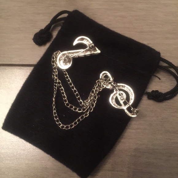 Musical Notes chain pins . - Picture 2 of 2